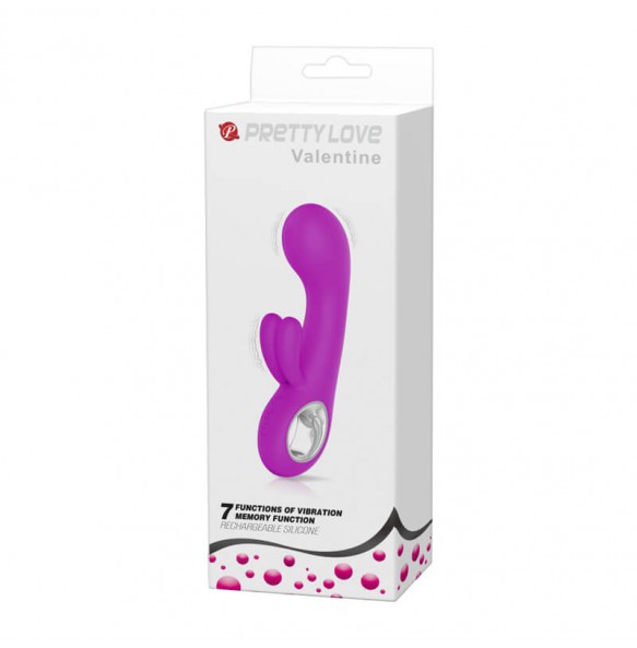 PRETTY LOVE - Triple Shock Vibrator Wand Masturbator (Chargeable - Purple)